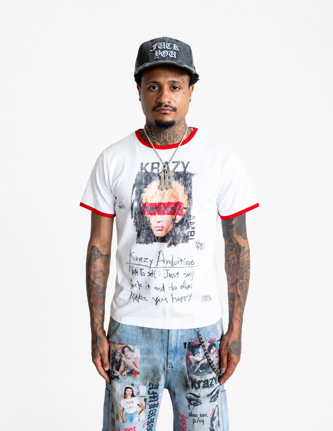Fck* It Ringer Tee