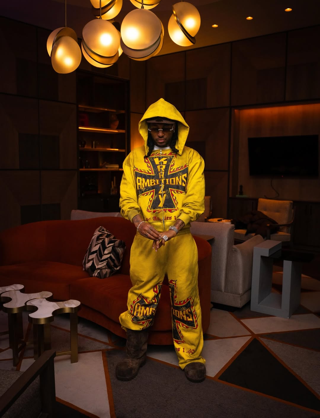 Yellow Midnight Riders Pants